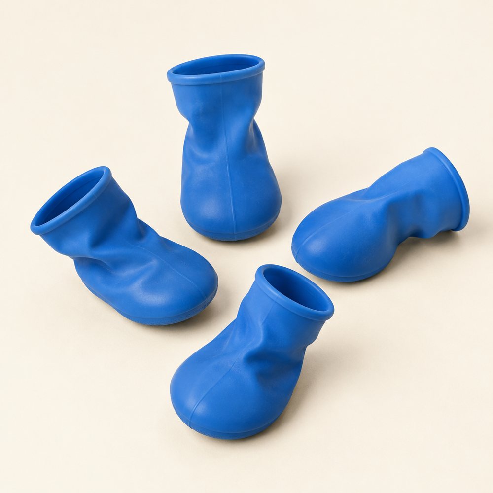 Pawz Disposable Rubber Dog Boots, 12 Pack