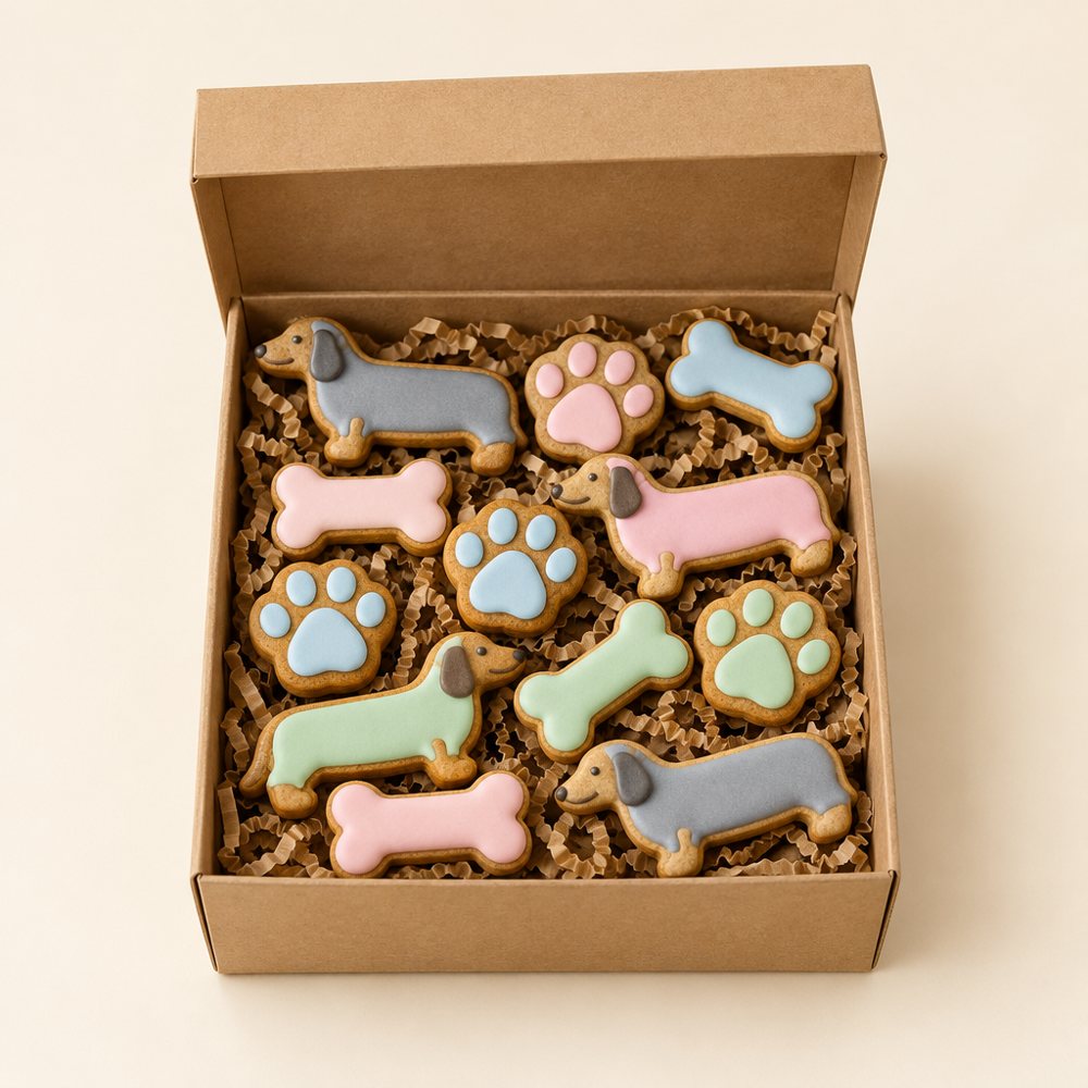 Pupcake Birthday Biscuit Box
