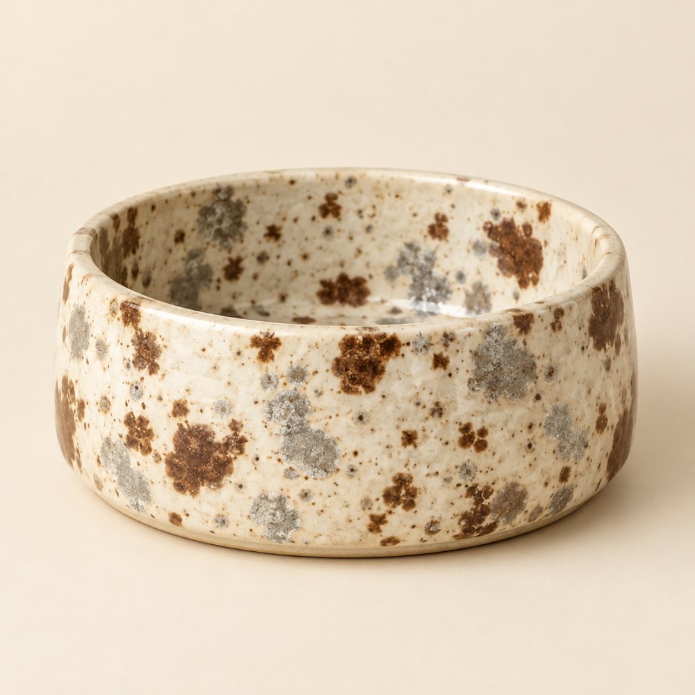 Spotted Stoneware Bowl